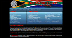 Desktop Screenshot of emergency-care.co.za