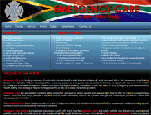 Tablet Screenshot of emergency-care.co.za